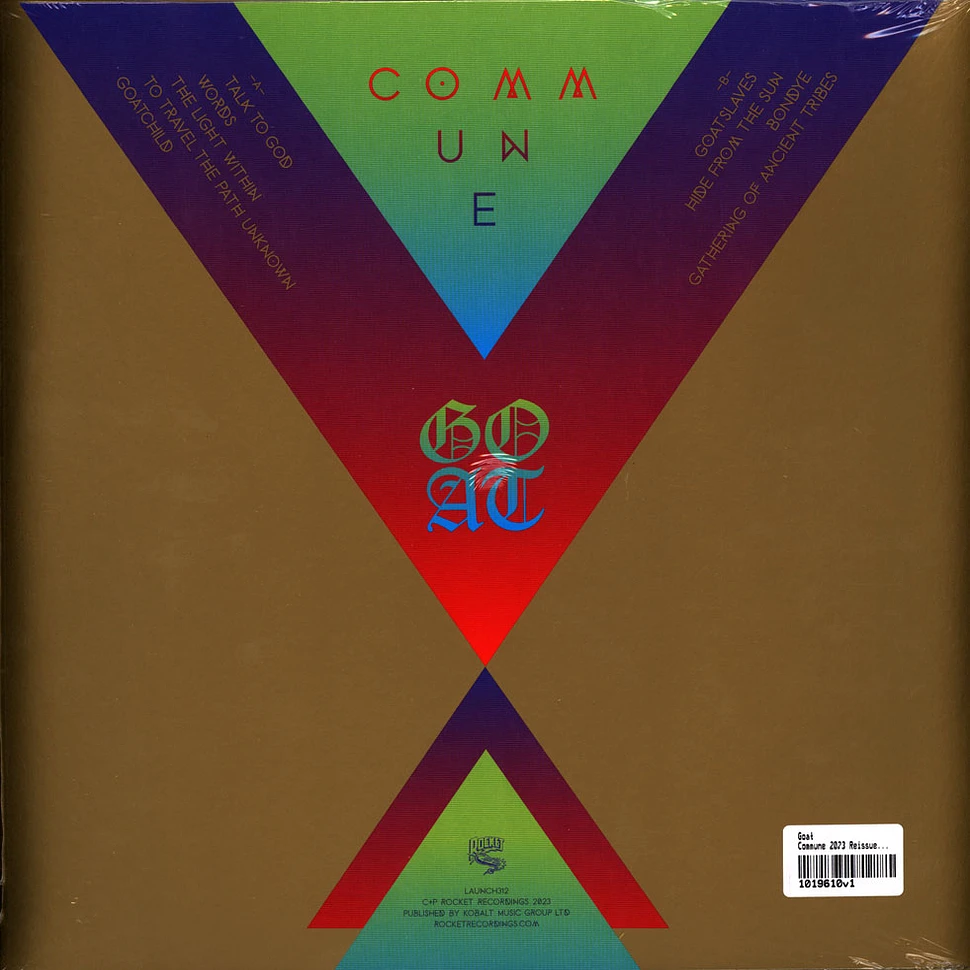 Goat - Commune 2023 Reissue Green / Blue Swirl Vinyl Edition