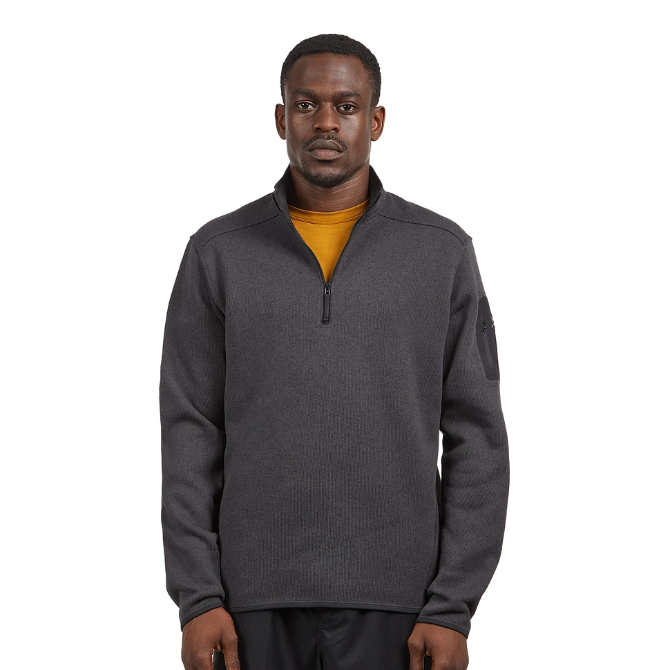 Arc'teryx - Covert 1/2 Zip (Black Heather Ii) | HHV