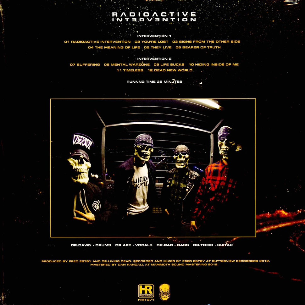 Dr. Living Dead! - Radioactive Intervention Splatter Vinyl Edition