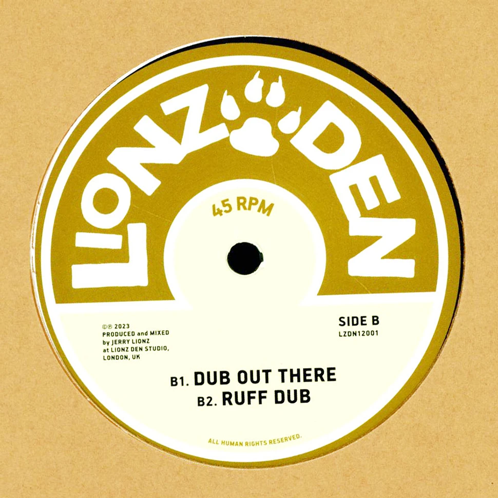 Jerry Lionz - Ruff Out There / Dub Out There, Ruff Dub