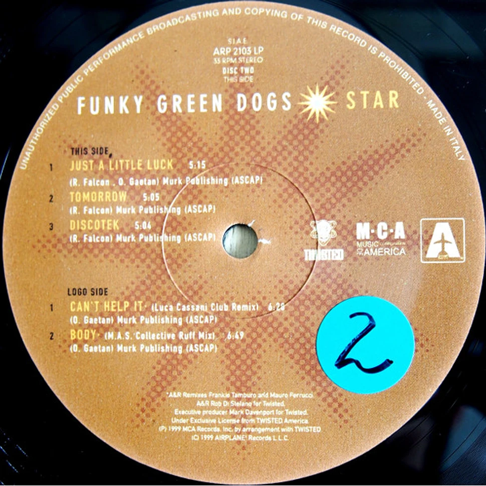 Funky Green Dogs - Star