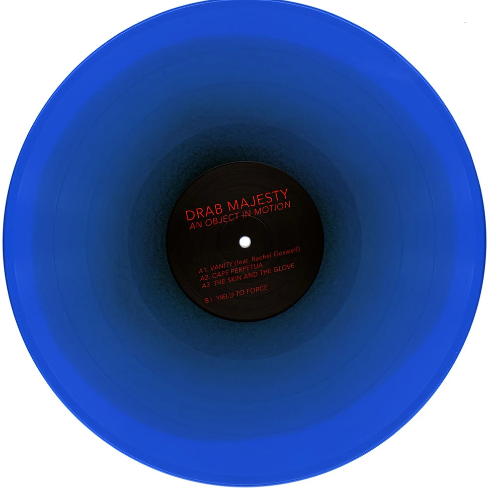 Drab Majesty - An Object In Motion Green In Blue Vinyl Edition