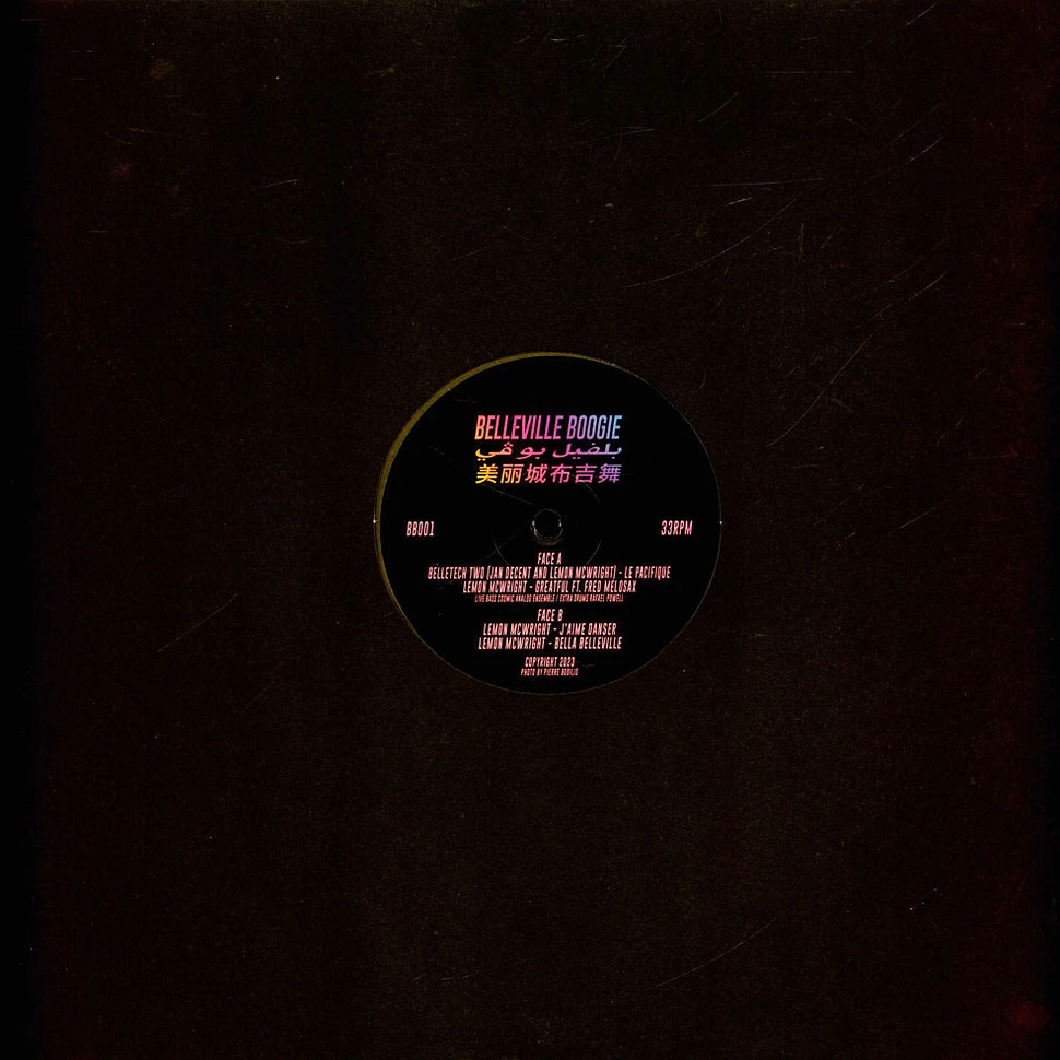 Lemon Mcwright / Jan Decent - Belleville Boogie EP