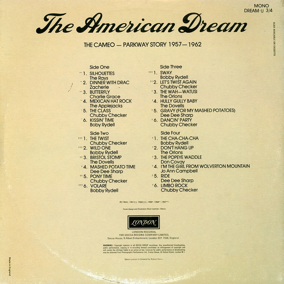 V.A. - The American Dream (The Cameo-Parkway Story 1957-1962)