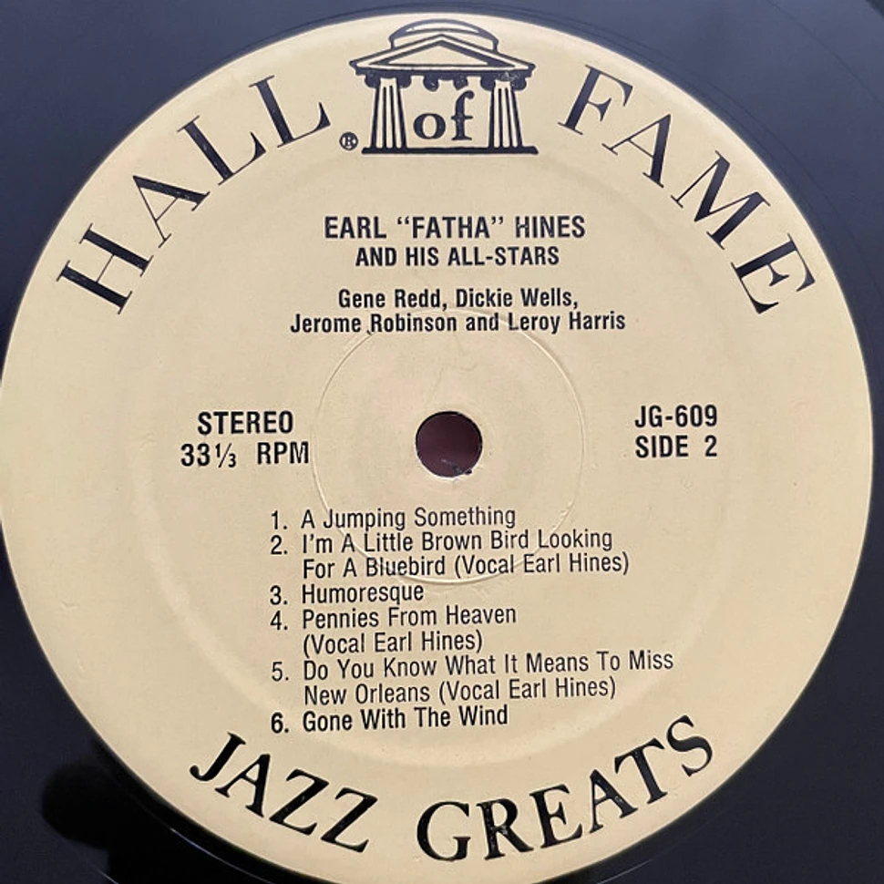 Earl Hines And His All-Stars - Earl "Fatha" Hines And His All-Stars