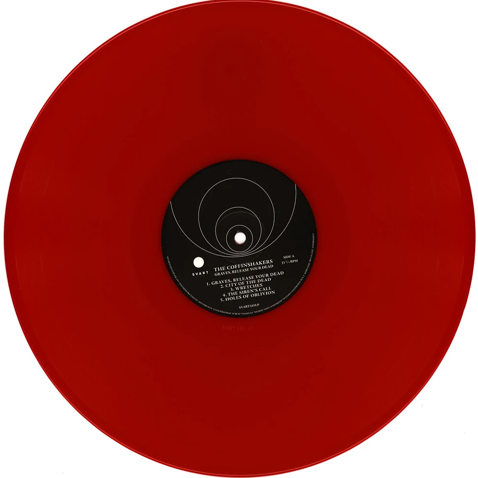 The Coffinshakers - Graves, Release Your Dead Blood Red Vinyl Edition