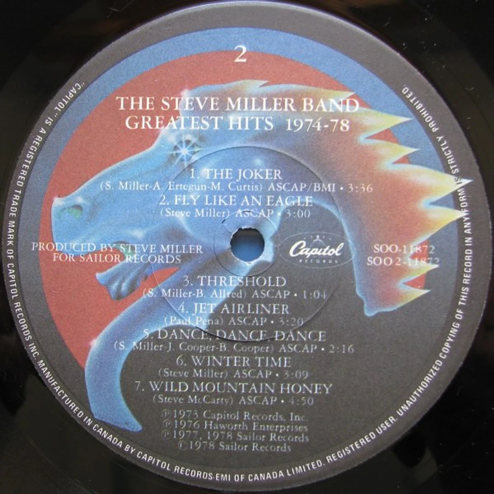 Steve Miller Band - Greatest Hits 1974-78