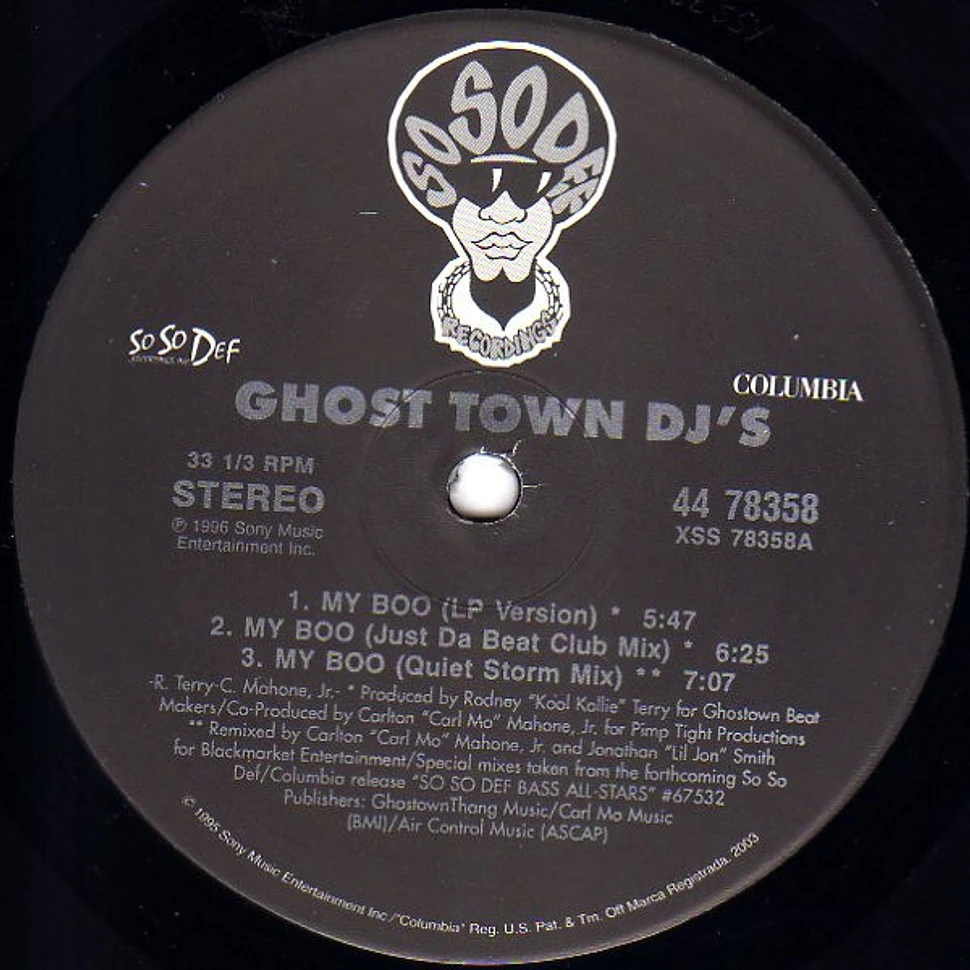 Ghost Town DJ’s - My Boo - Vinyl 12" - 1996 - US - Original | HHV
