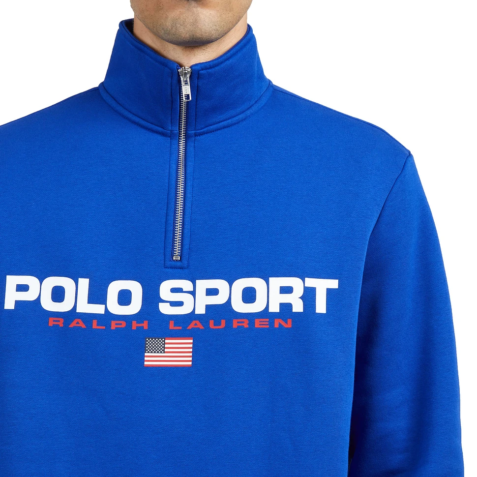 Polo Ralph Lauren Sport Fleece Long Sleeve 1/3 Zip Sweatshirt (Rugby