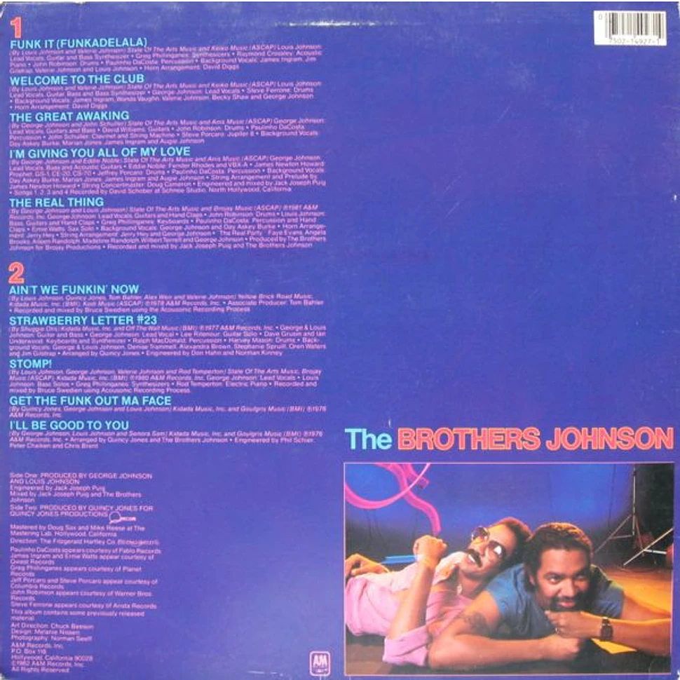 Brothers Johnson Blast! Vinyl LP 1982 US Original HHV