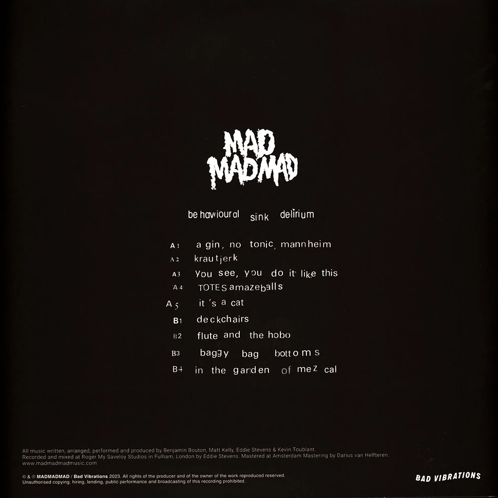 MadMadMad - Behavioural Sink Delirium Red Vinyl Edition