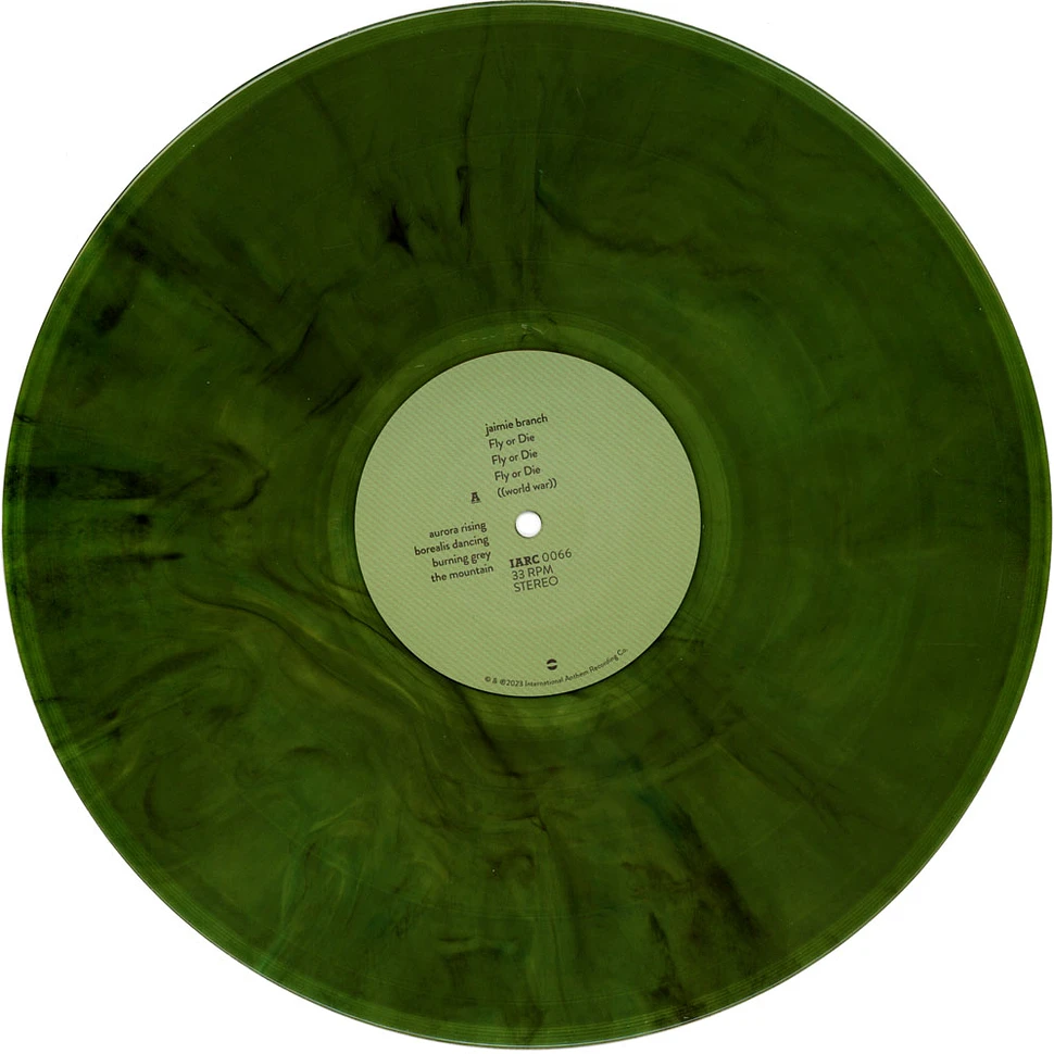 Jaimie Branch - Fly Or Die Fly Or Die Fly Or Die ((World War)) Green Marbled Vinyl Edition
