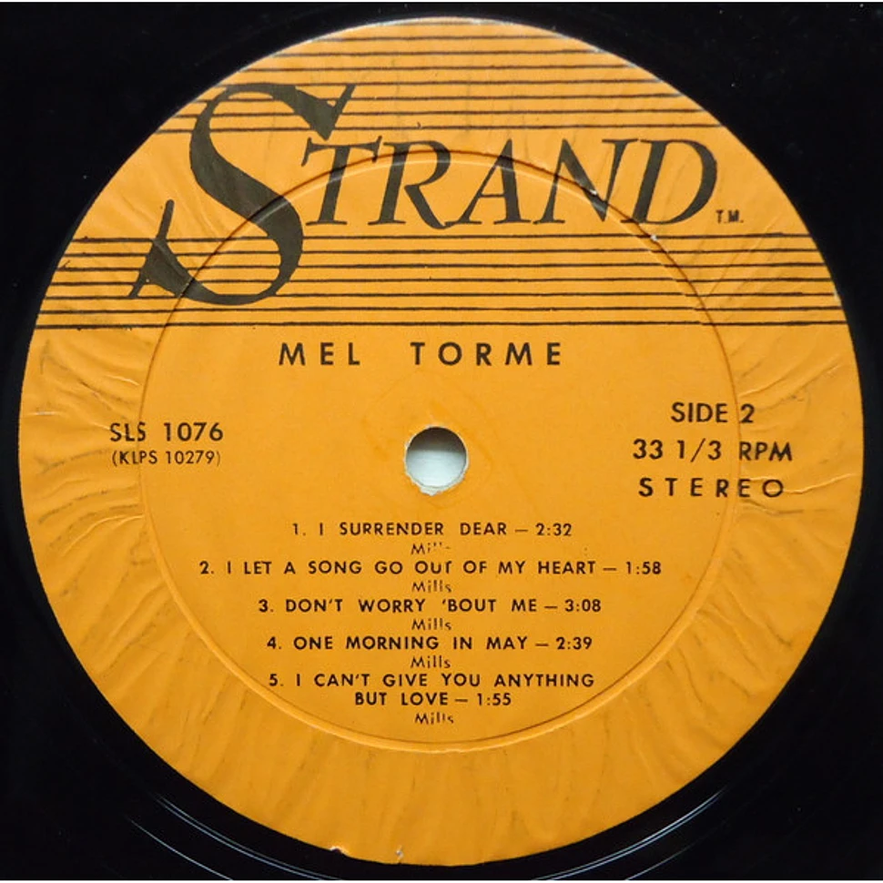 Mel Tormé - Mel Tormé Sings