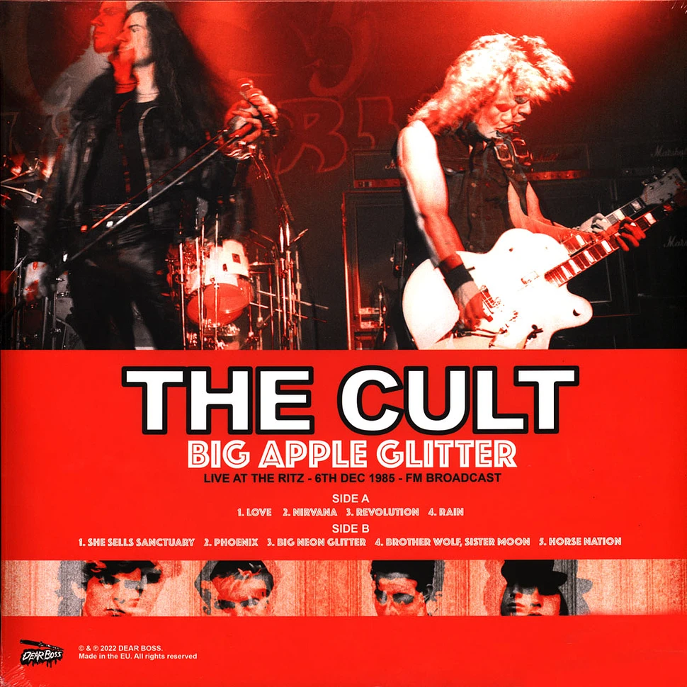 Cult - Big Apple Glitter Live At The Ritz 1985 Pink Vinyl Edition