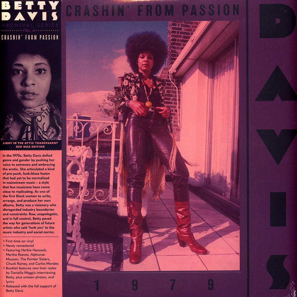 Betty Davis - Crashin' From Passion Red Vinyl Edition