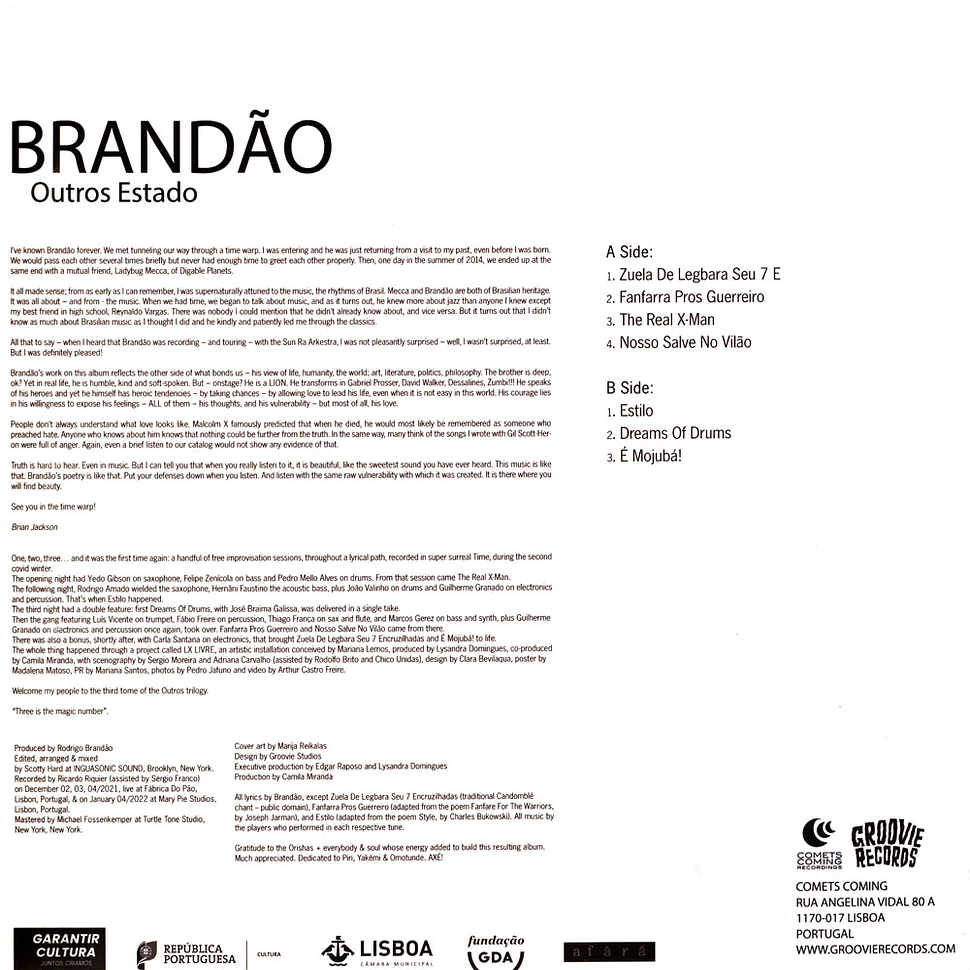 Brandão - Outros Estado Black Vinyl Edition