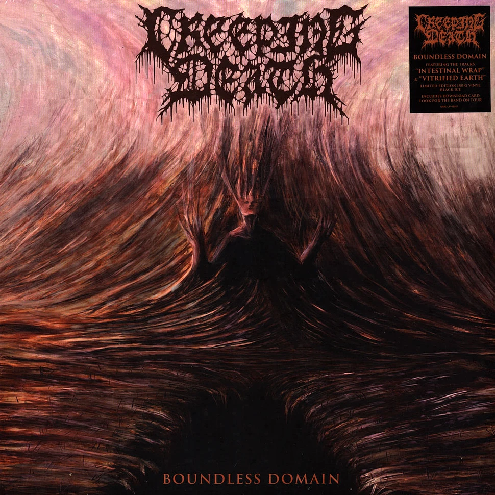 Creeping Death - Boundless Domain Transclucent Black Ice Vinyl Edition