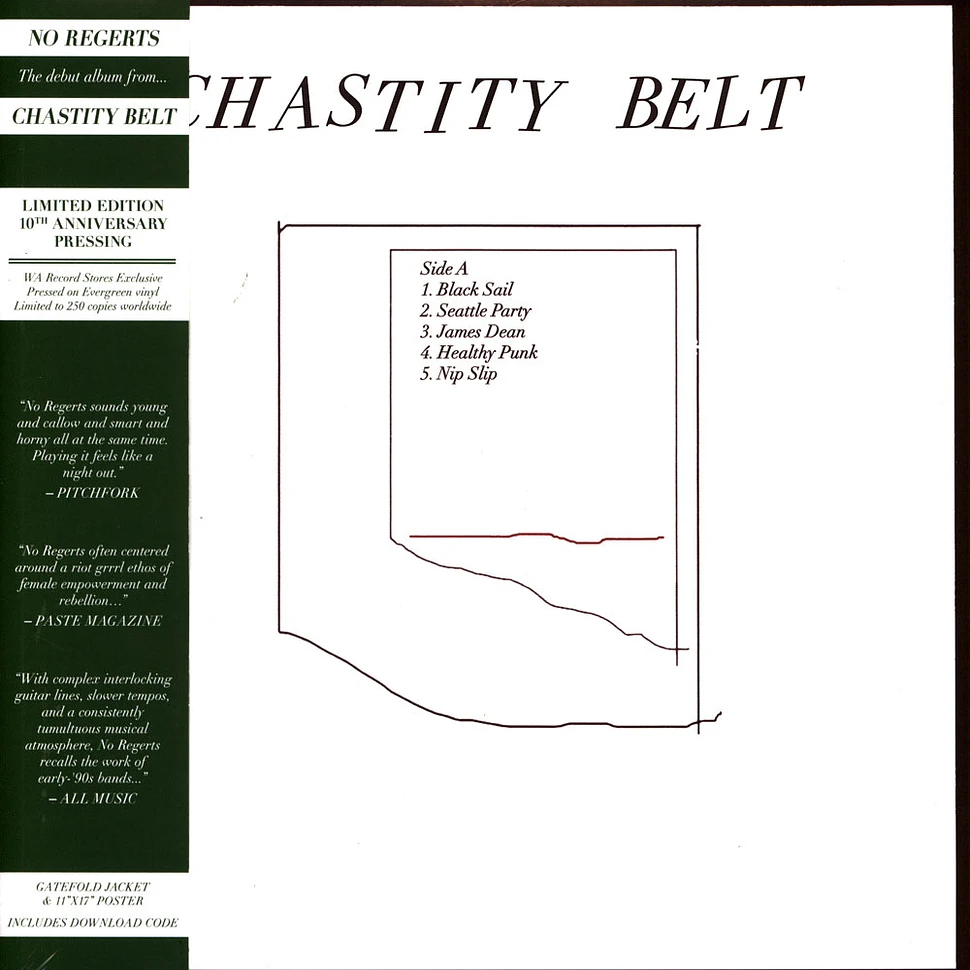 Chastity Belt - No Regerts 10th Anniversary Edition Edition