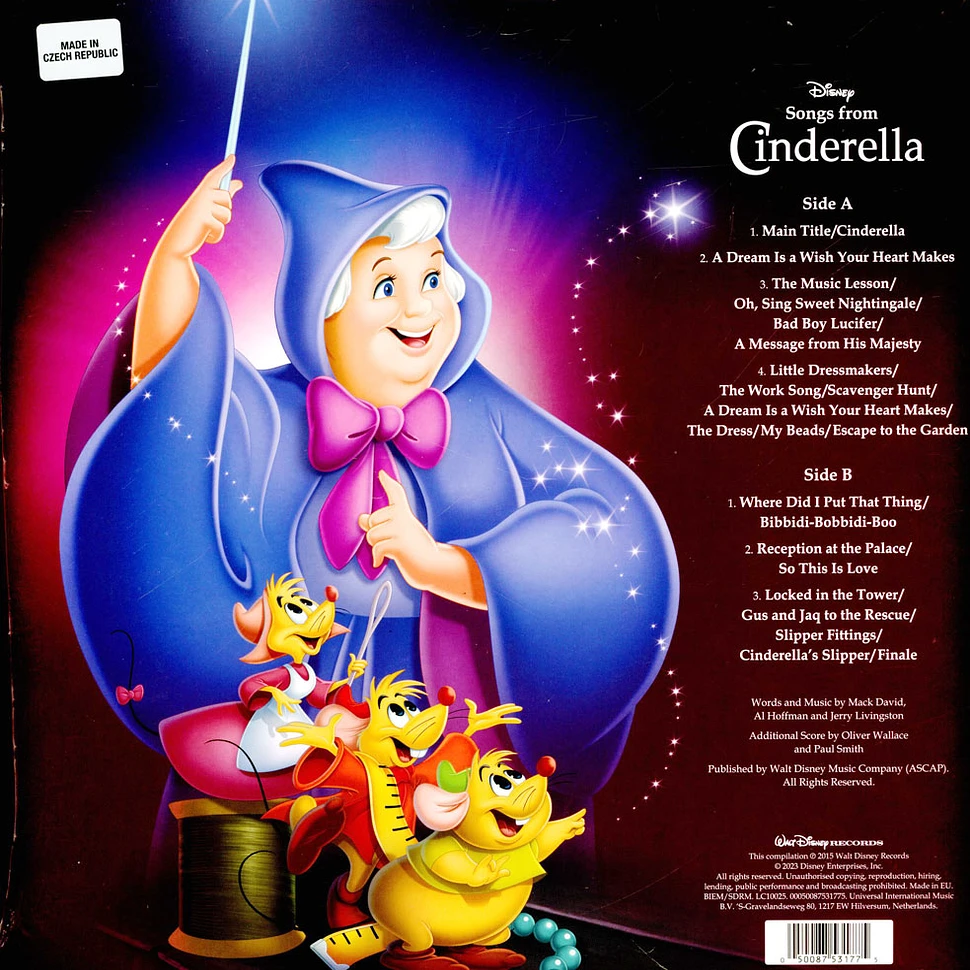 V.A. - OST Songs From Cinderella Colored Vinyl Edition