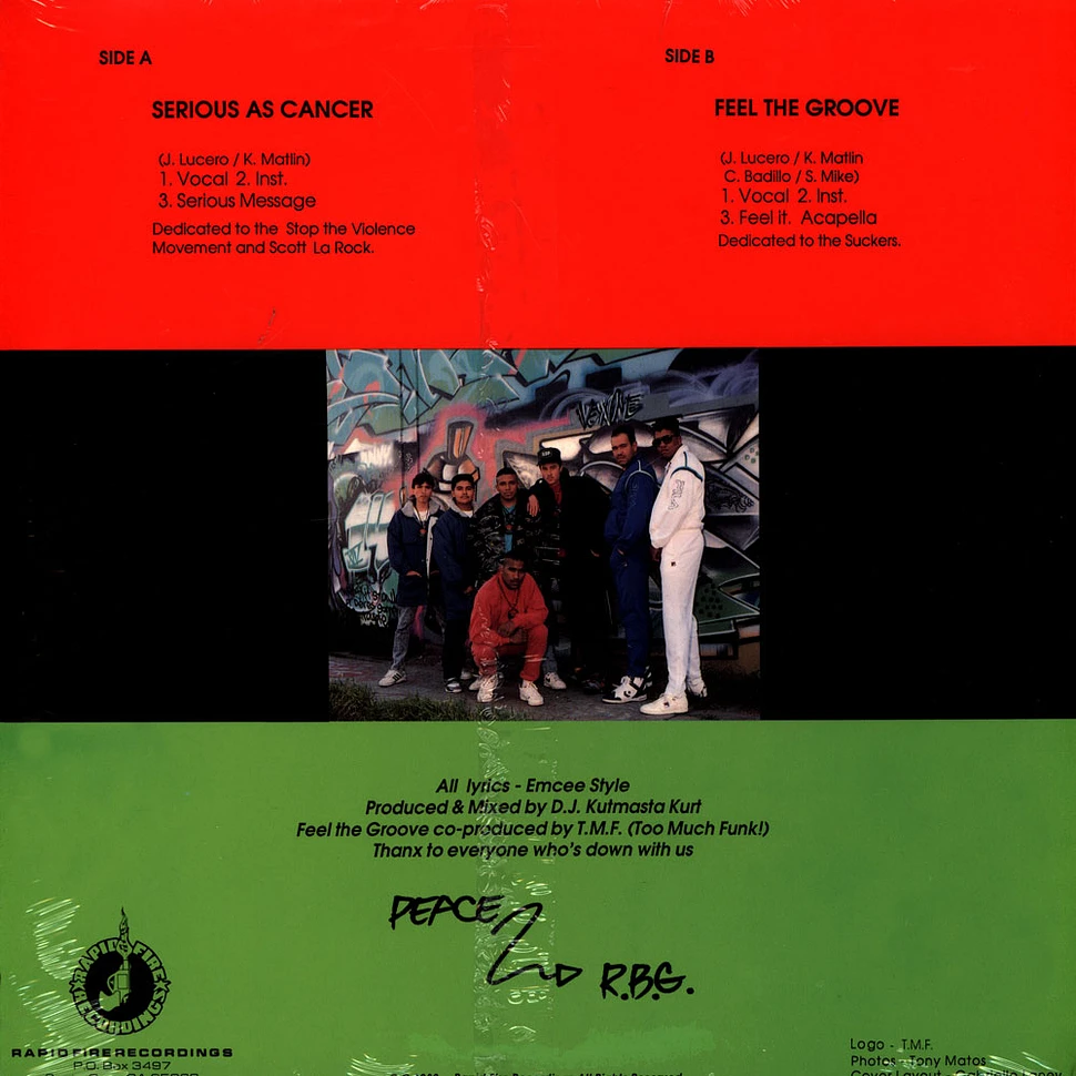 Red Black & Green - Serious As Cancer