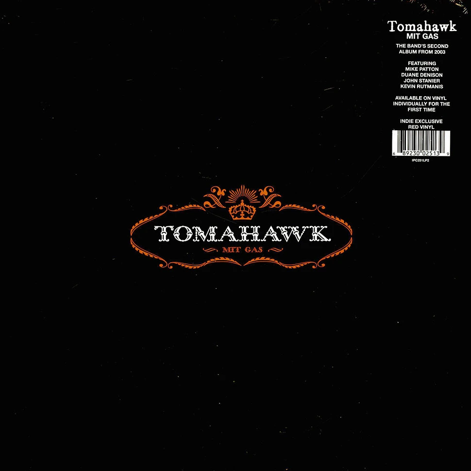 Tomahawk - Mit Gas Red Vinyl Edition