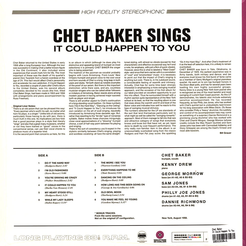 Chet Baker - It Could Happen To You