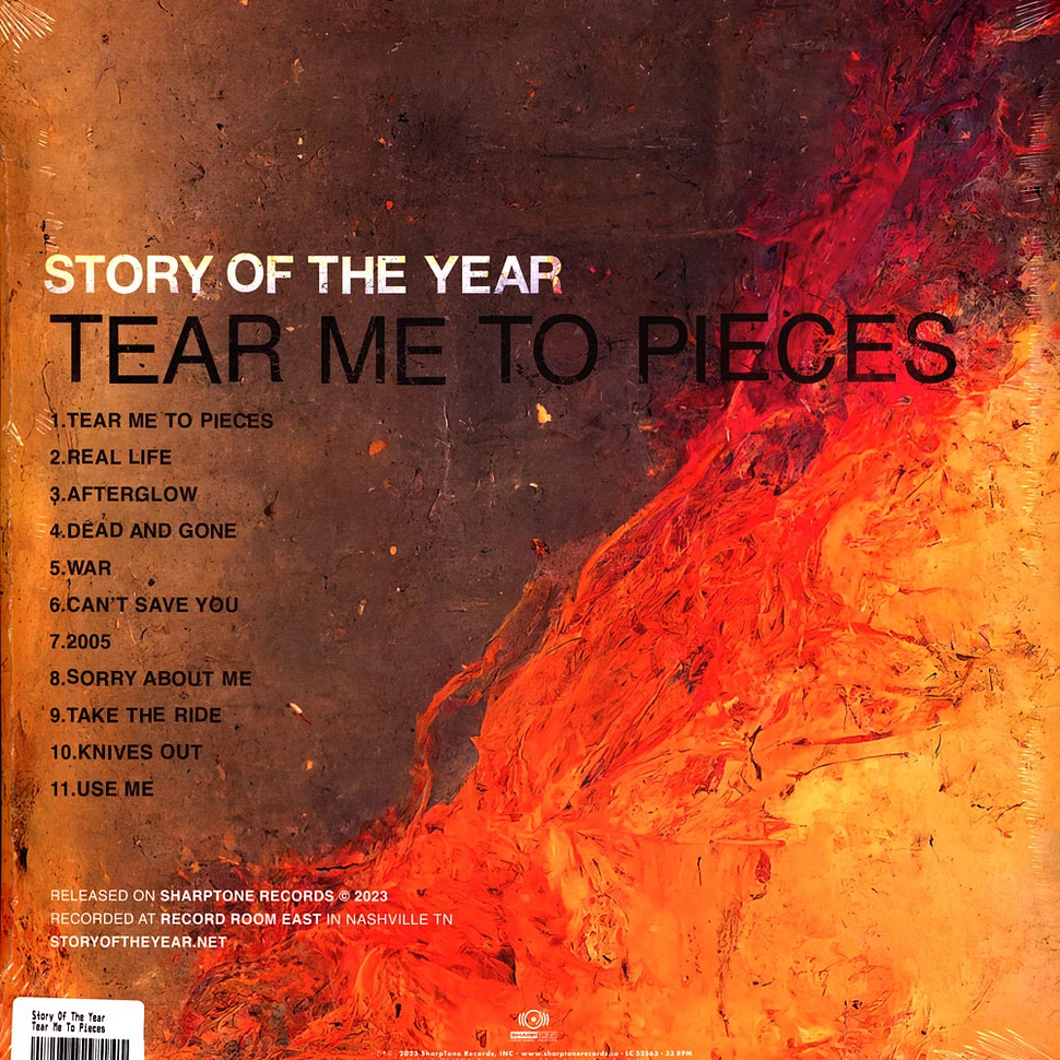 Story Of The Year - Tear Me To Pieces