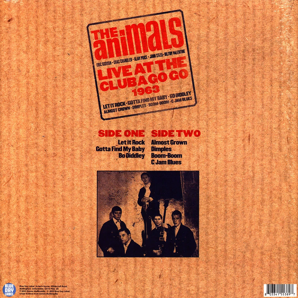 The Animals - Live At The Club A Go Go
