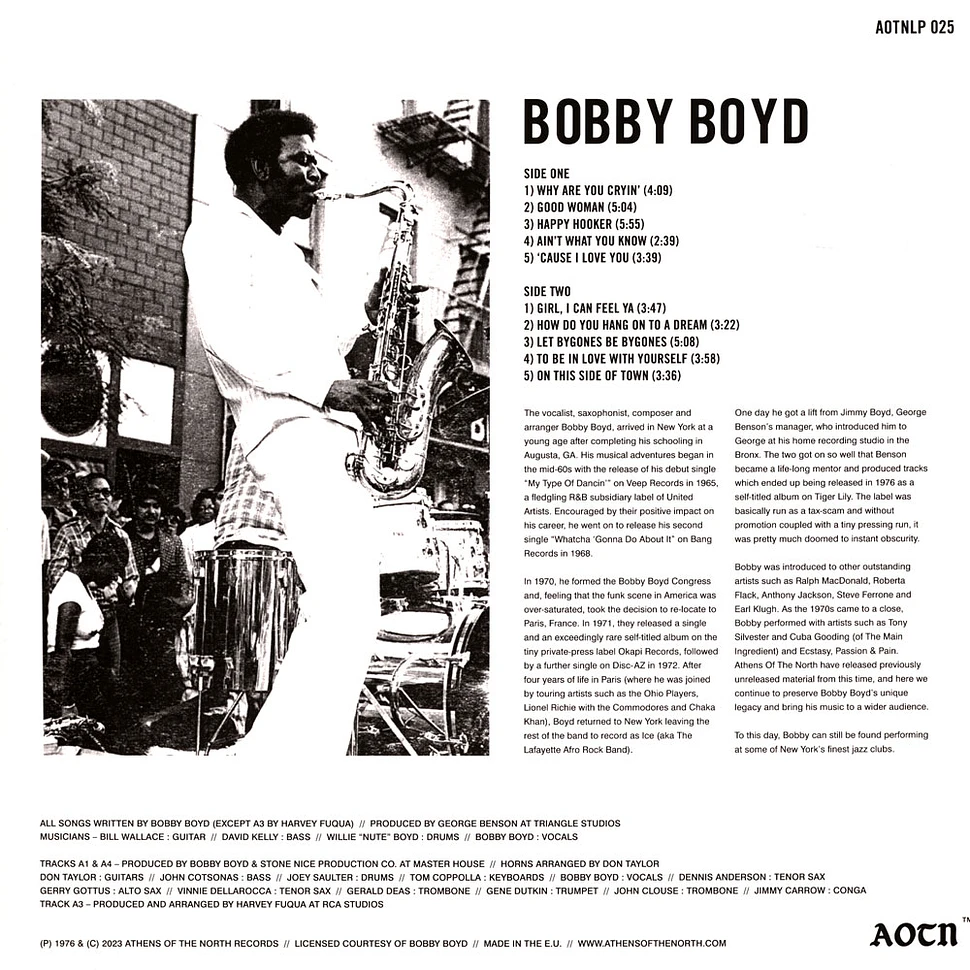 Bobby Boyd - Bobby Boyd