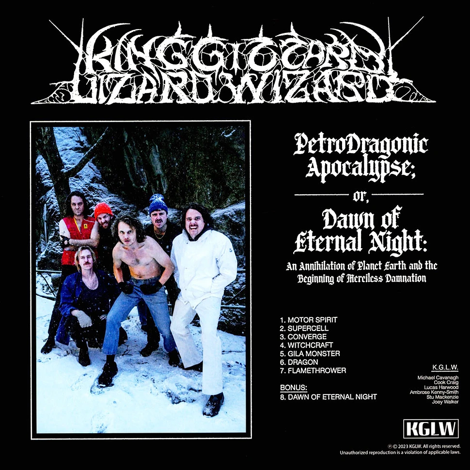 King Gizzard & The Lizard Wizard - Petrogranic Apocalypse Rainbow Colored Vinyl Edition