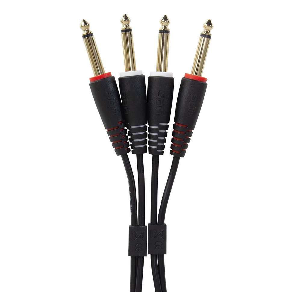 UDG - Ultimate Audio Cable Set 1/4'' Jack-1/4'' Jack Black Straight 3m