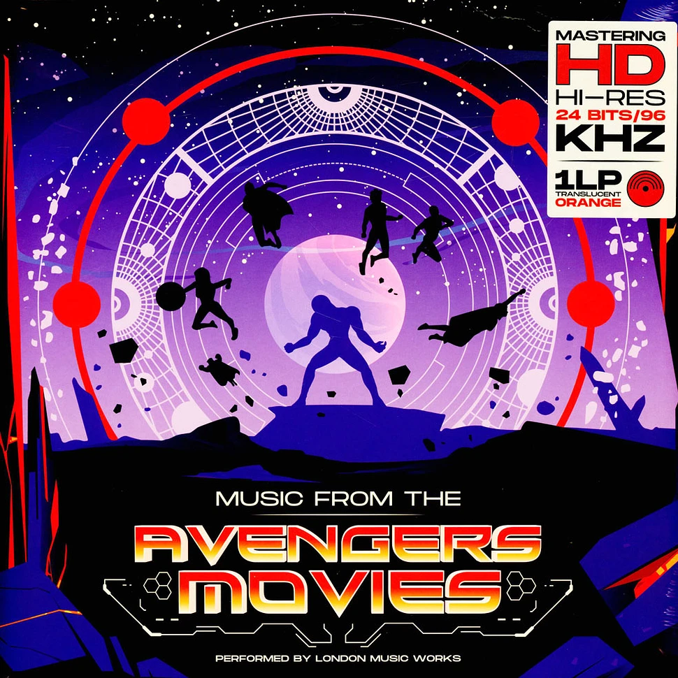 London Music Works - Music From The Avengers Movies Gold Vinyl Edition