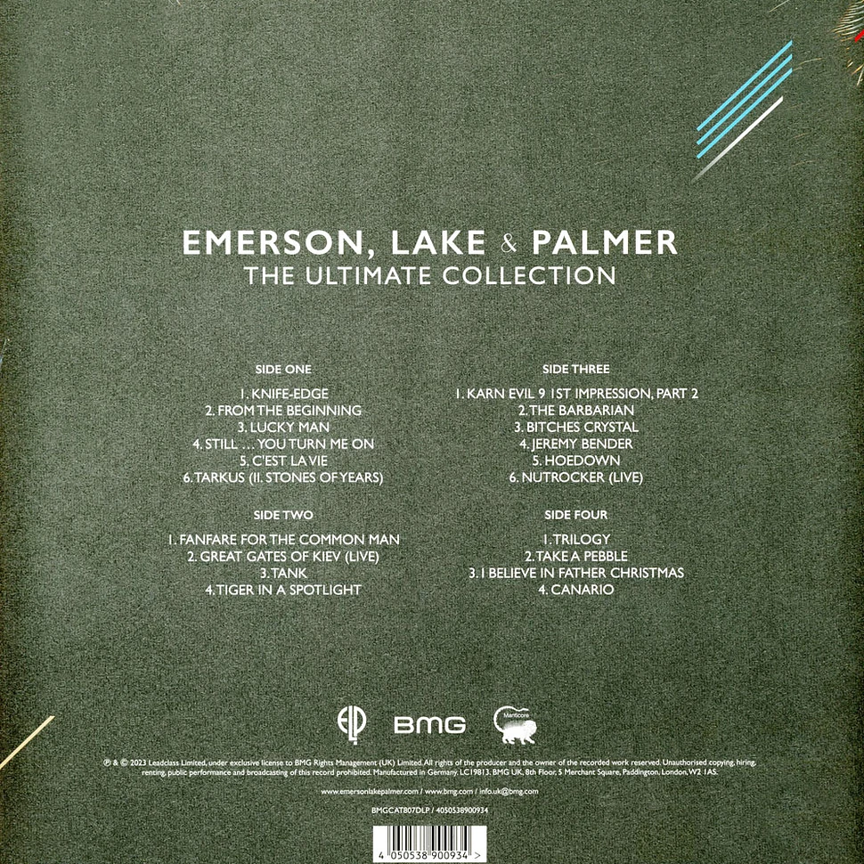 Emerson, Lake & Palmer - The Ultimate Collection