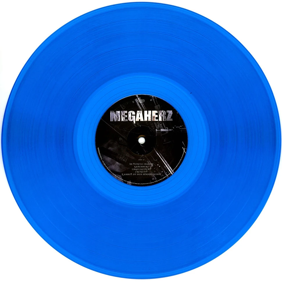 Megaherz - In Teufels Namen Clear Blue Vinyl Edition