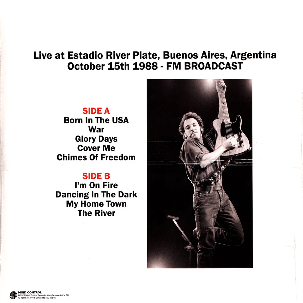 Bruce Springsteen - Live At Estadio River Plate Buenos Aires 1988