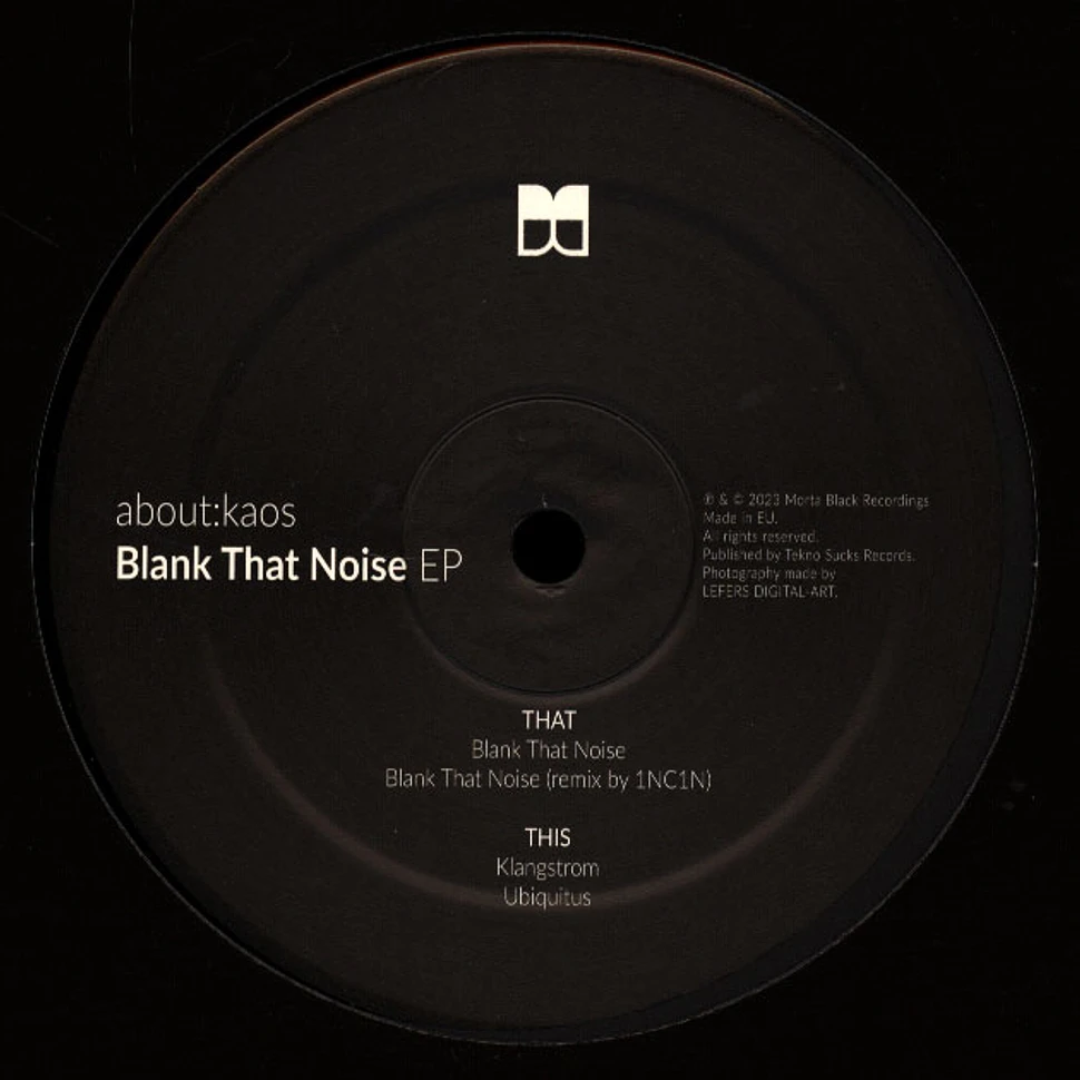 About:Kaos - Blank That Noise EP
