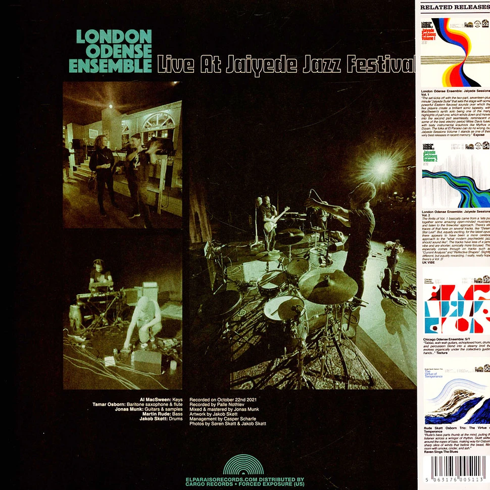 London Odense Ensemble - Live At Jaiyede Jazz Festival Transparent Ochre Vinyl Edition