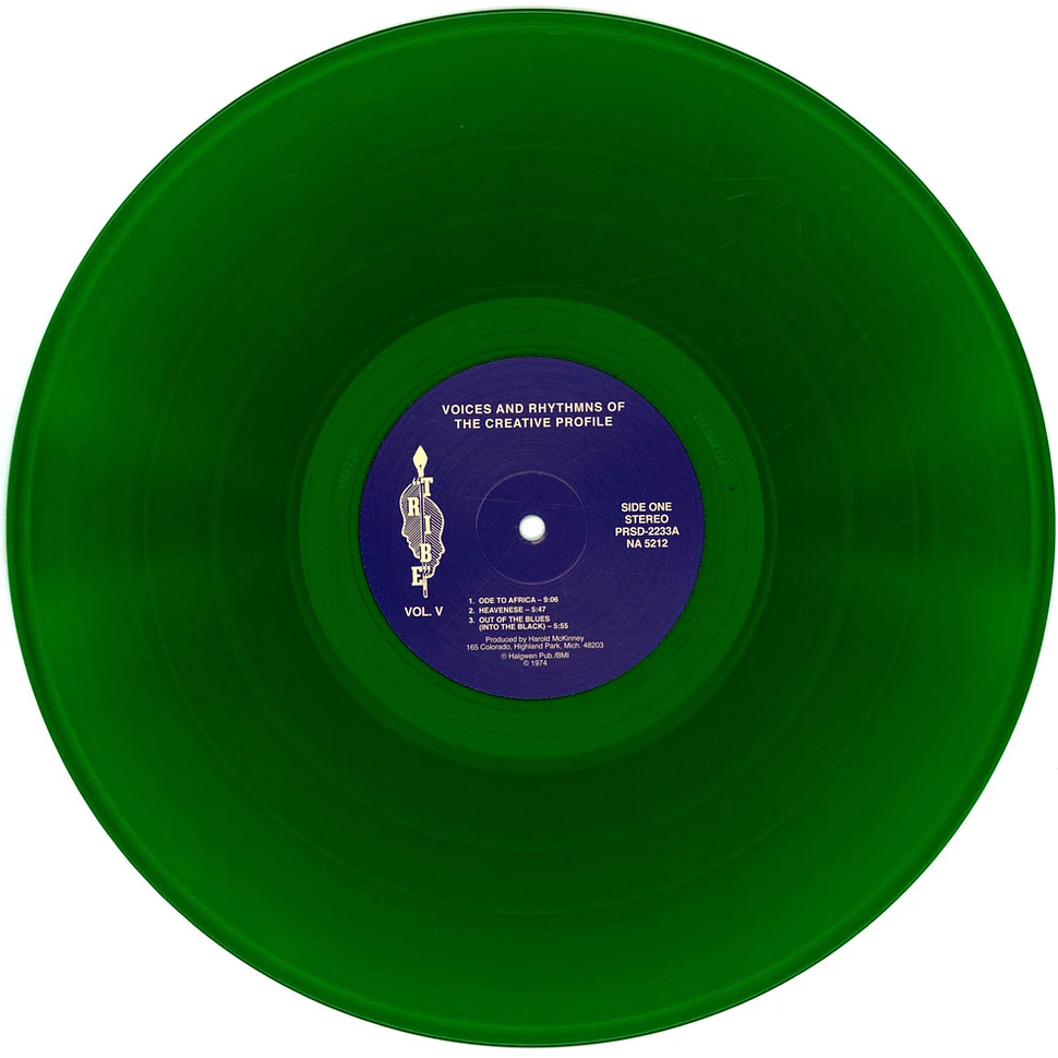 Harold McKinney - Voices & Rhythms Of The Creative Profile Green Vinyl Edition