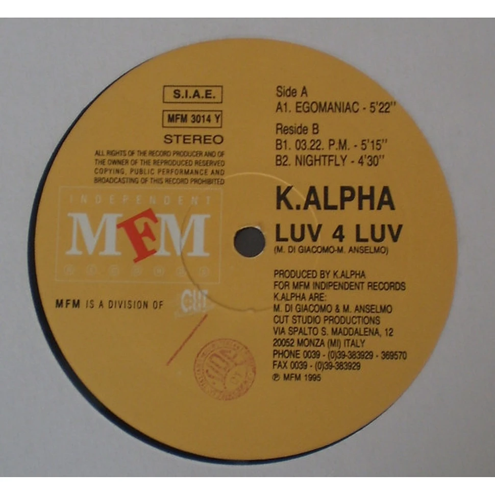 K-Alpha - Luv 4 Luv