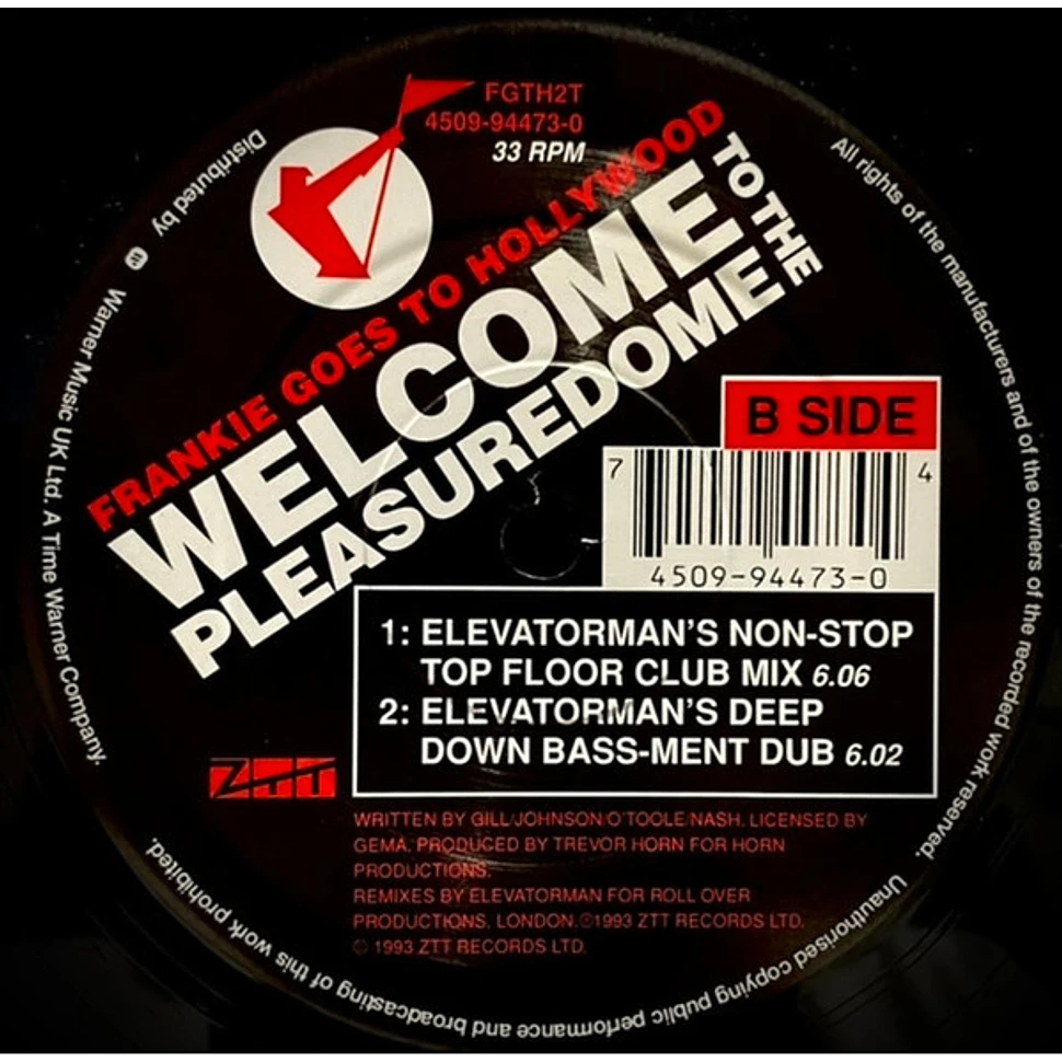 Frankie Goes To Hollywood - Welcome To The Pleasuredome