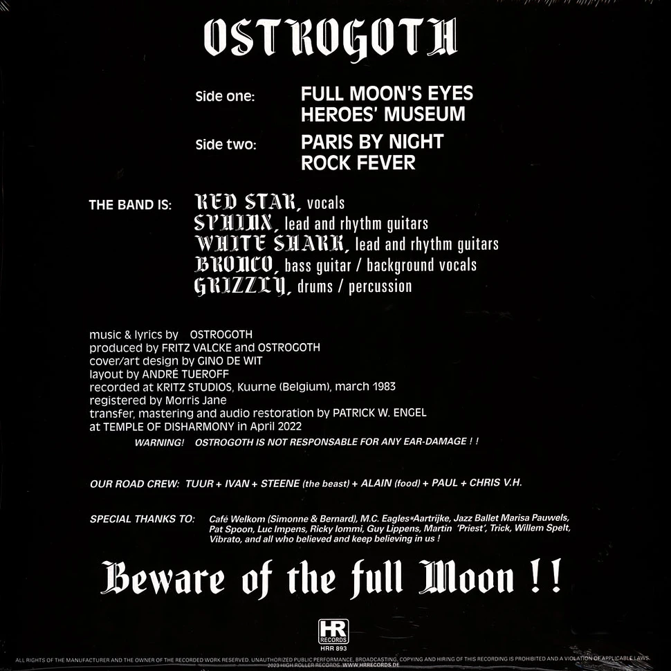 Ostrogoth - Full Moon's Eyes Black Vinyl Edition