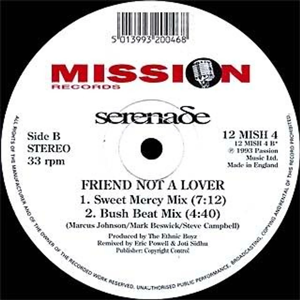 Serenade - Friend Not A Lover