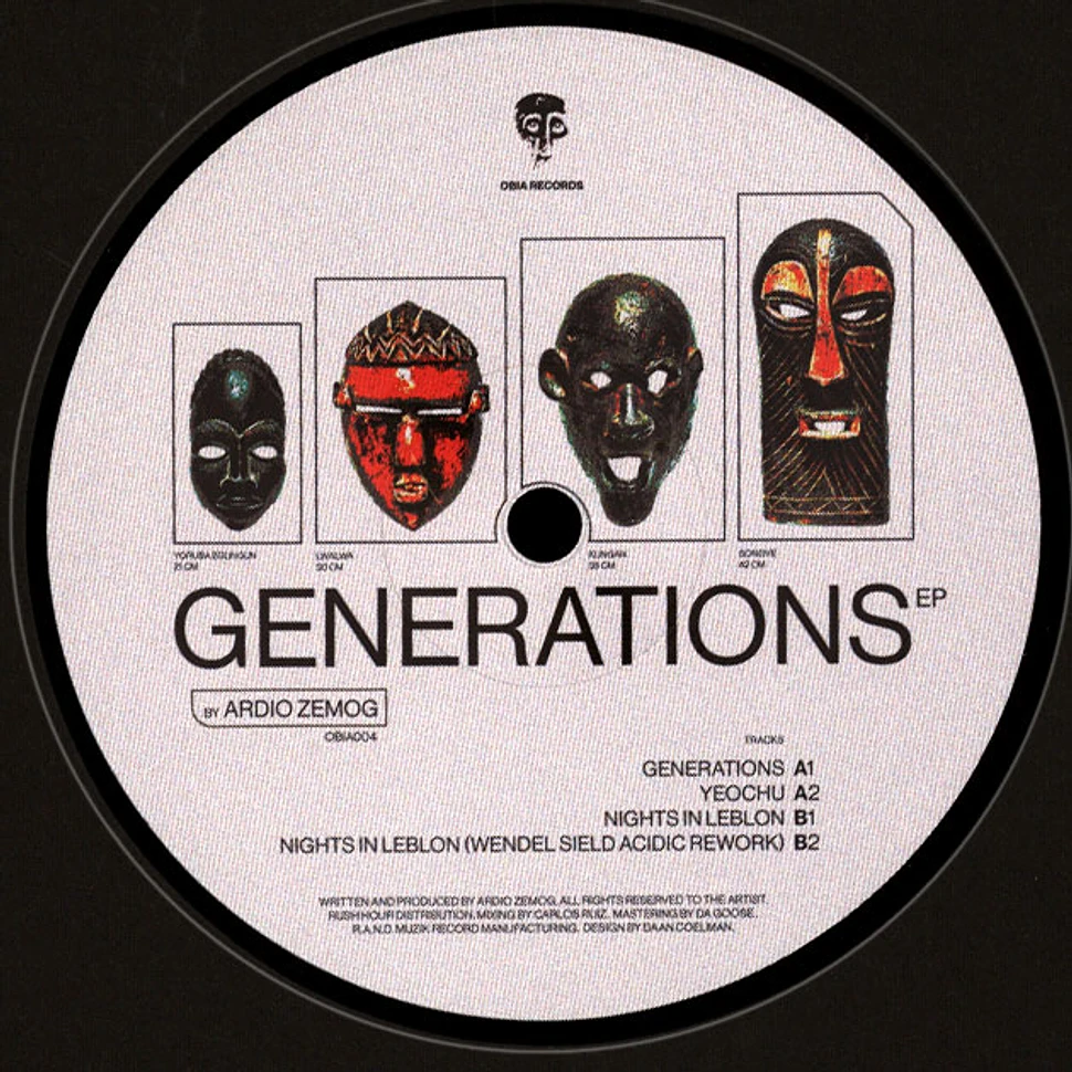 Ardio Zemog - Generations EP