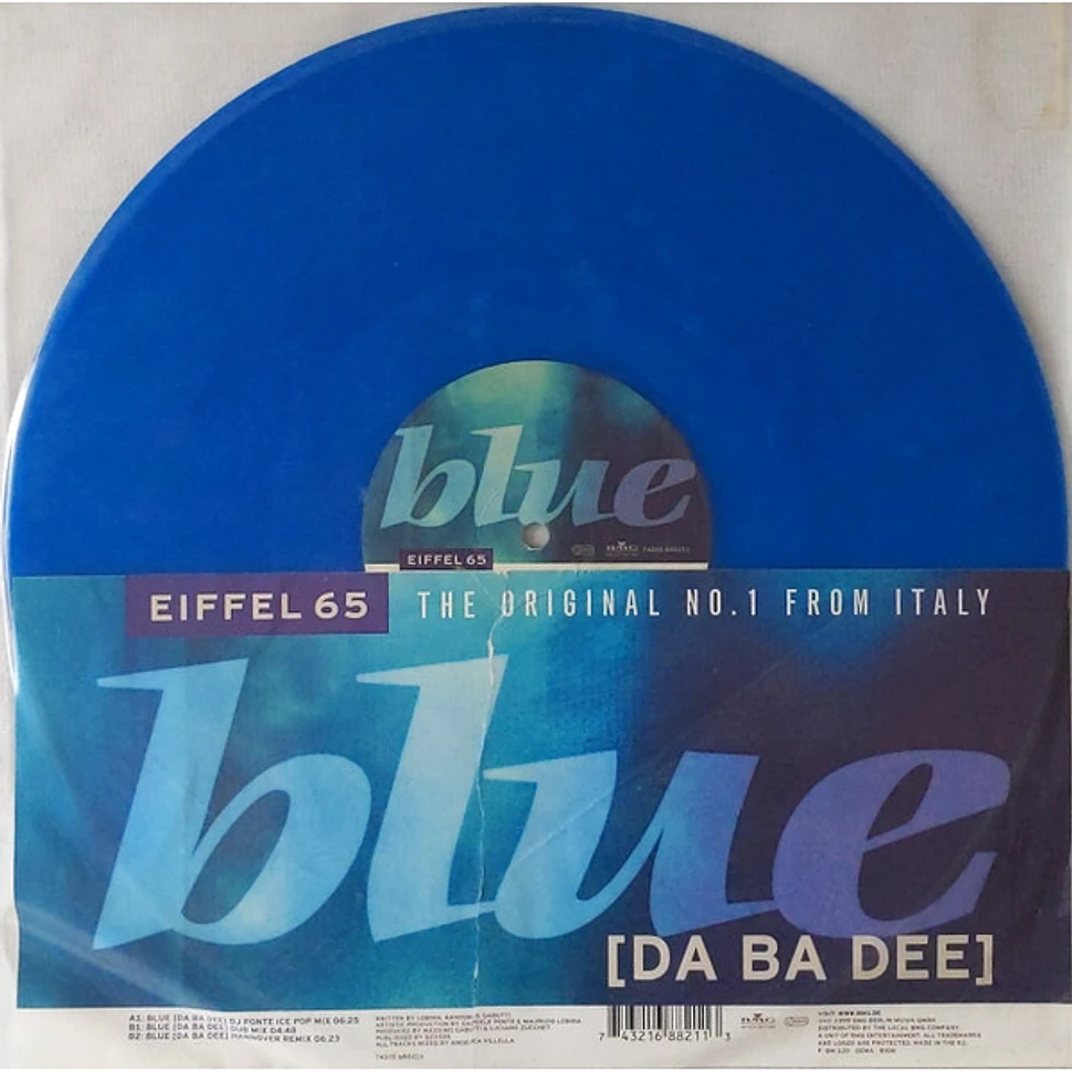 Eiffel 65 Blue (Da Ba Dee) Vinyl 12" 1999 DE Original HHV
