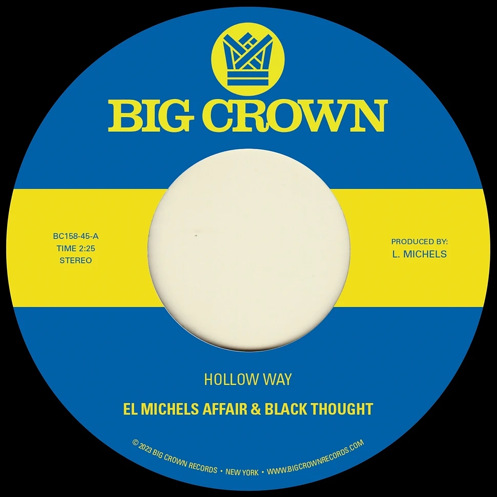 El Michels Affair & Black Thought - Hollow Way / I'm Still Somehow