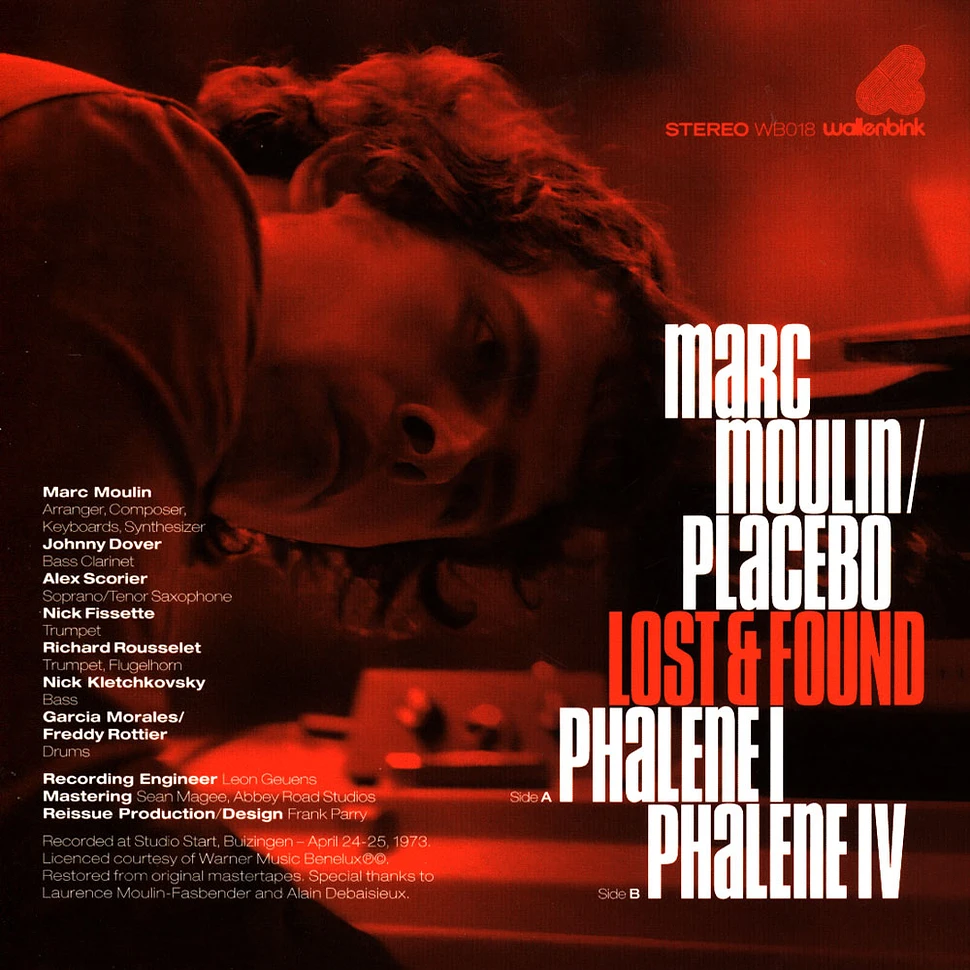 Marc Moulin / Placebo - Phalene I / IV Black Vinyl Edition