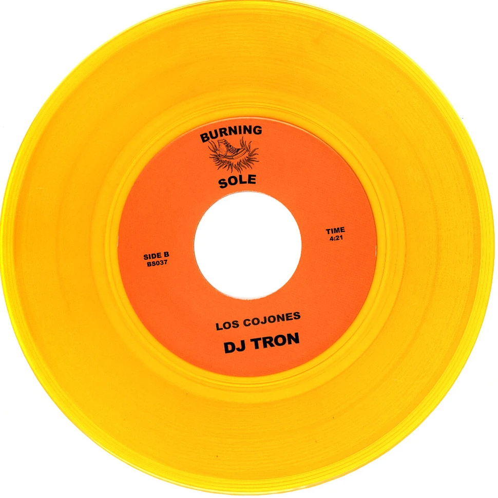DJ Tron - Candela / Los Cojones Clear Orange Vinyl Edtion