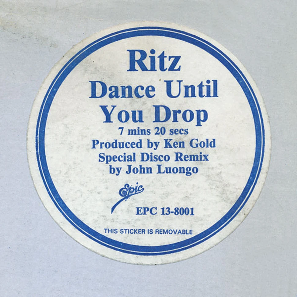 Ritz - Dance Until You Drop (Special Disco Remix)