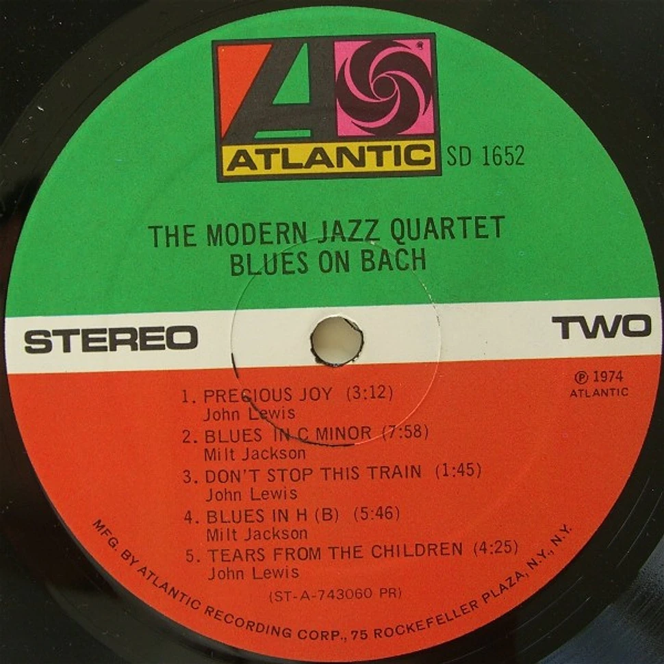 The Modern Jazz Quartet - Blues On Bach