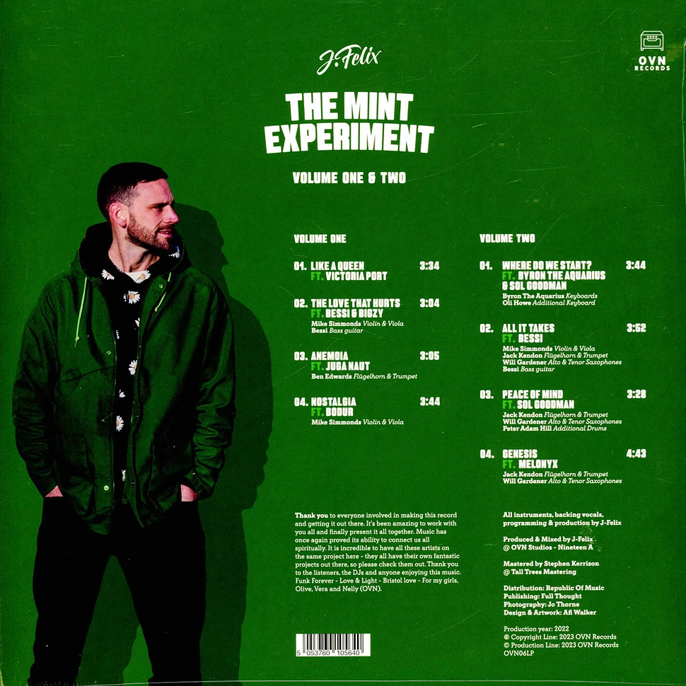 J-Felix - The Mint Experiment V. 1 & 2